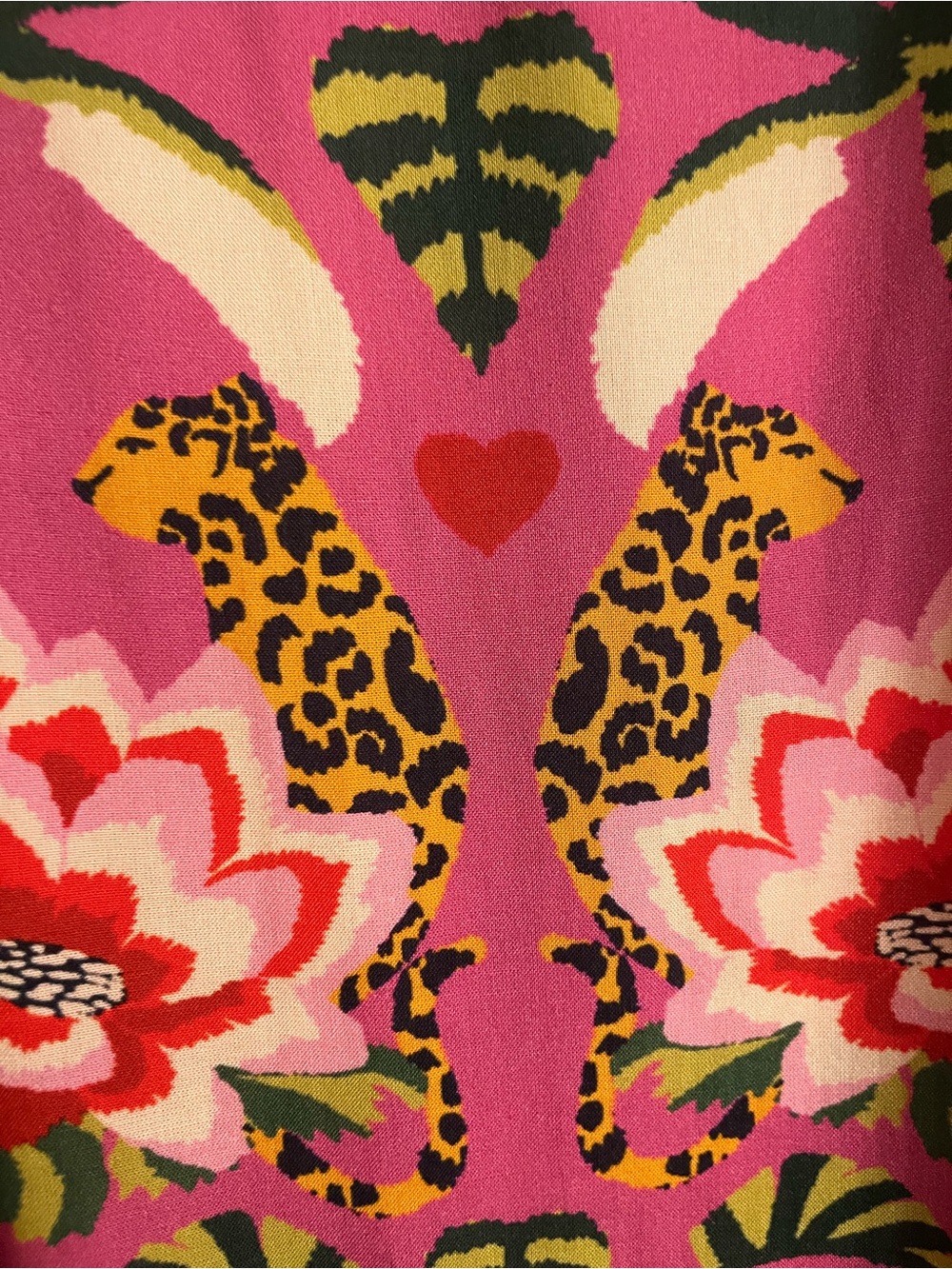 FARM Rio Pink Tropical Jungle Midi Skirt - Picture 9 of 15